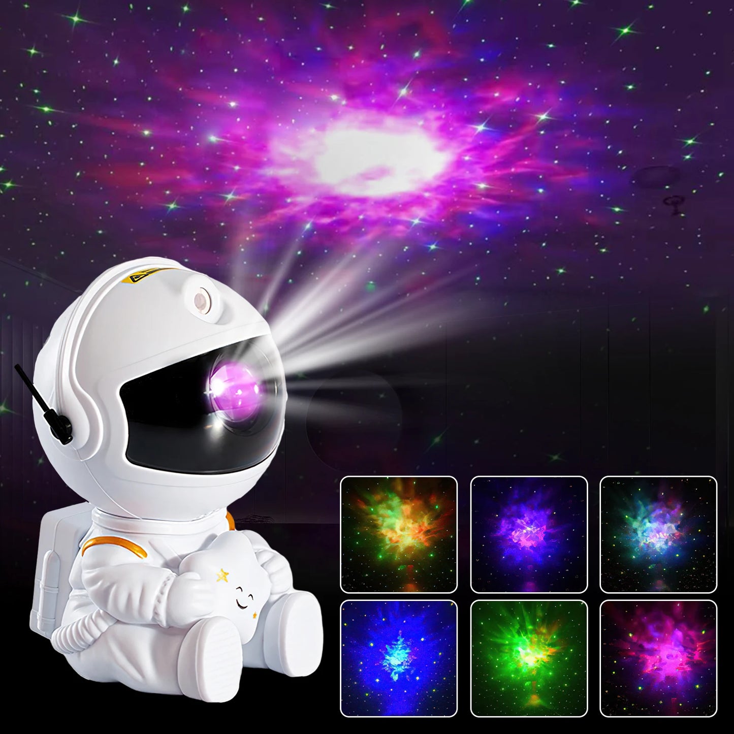 Galaxy Star Astronaut LED Projector